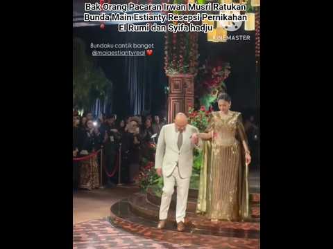 Bak Cinderella Irwan musri Ratukan Bunda Main Estianty di Resepsi El Rumi dan Syifa hadju
