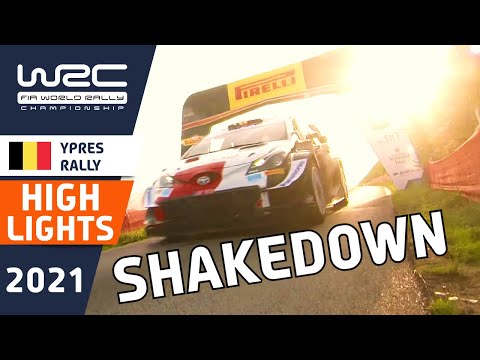 Renties Ypres Rally Belgium 2021: WRC Shakedown HIGHLIGHTS