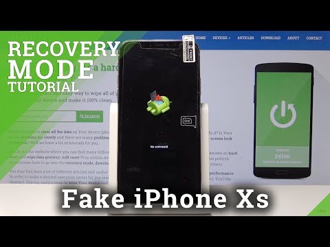 How to Boot Recovery Mode in fake iPhone Xs - Enter & Exit Recovery Menu