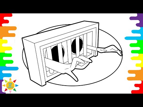 Rainbow Friends Coloring Pages | Purple From Rainbow Friends Coloring | @drawandcolortv