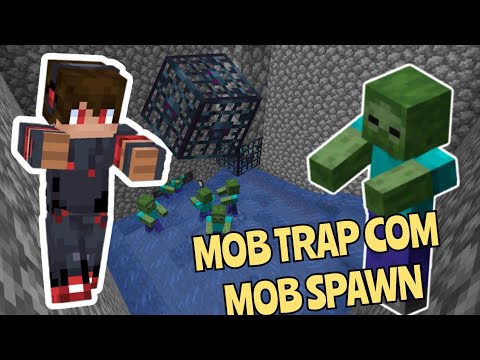 Insane Mob Trap with Easy Mob Spawn! Mad Skills in Minecraft