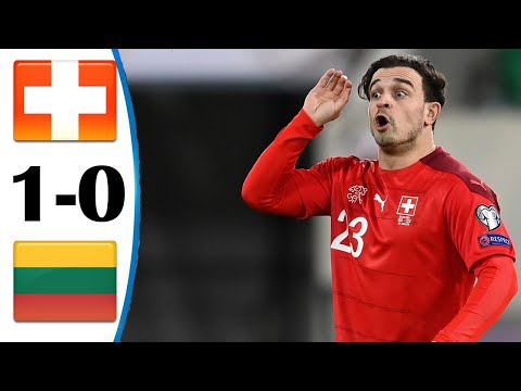 Switzerland vs Lithuania 1-0 All Goals & Highlights 28/03/2021 HD