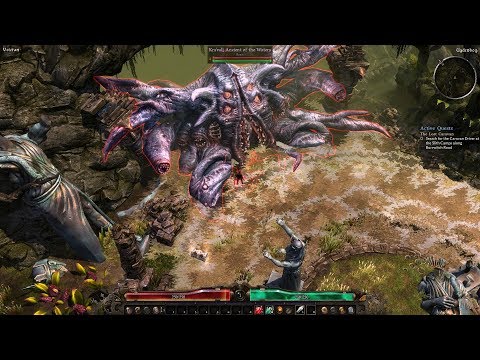 Grim Dawn v1.0.6.0 - Kra'vall, Ancient of the Waters vs My Cabalist Pet Build