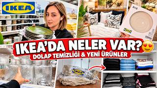 IKEA'DAN NELER ALDIM😍YENİ TABAKLARIM NASIL? ✅DOLAPLARI ELDEN GEÇİRDİM 🥰 TEMİZLİK