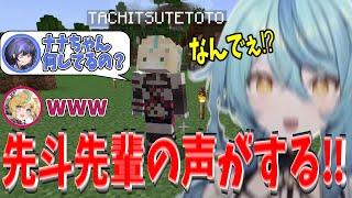 【2視点】珠乃井ナナにドッキリを仕掛ける先斗寧と立伝都々【にじ若手女子マイクラ切り抜き】