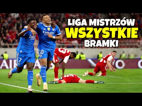 WSZYSTKIE BRAMKI LIGA_MISTRZÓW 2025 KOLEJKA 5 🇵🇱 POLSKI KOMENTARZ 