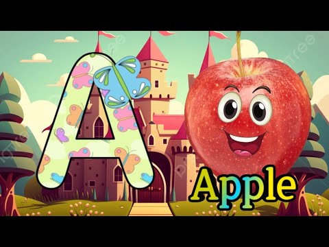 ABC phonic song - Toddler Learning Video Songs, A for Apple, Nursery Rhymes, Alphabet Song