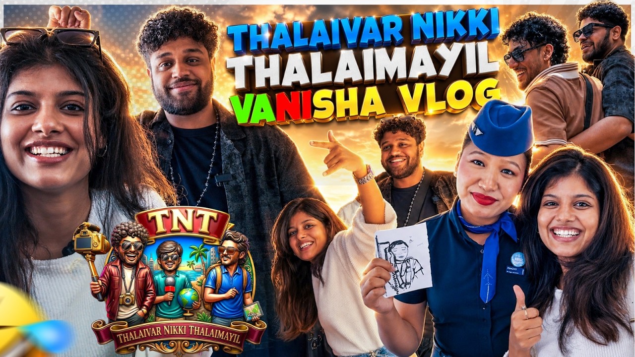 Nikki ஒரு வழியா Vaaheesan  na பாத்தாச்சி😂🔥 Vanisha Vlogs | Nikki, Vaaheesan & Monisha | Media Maso