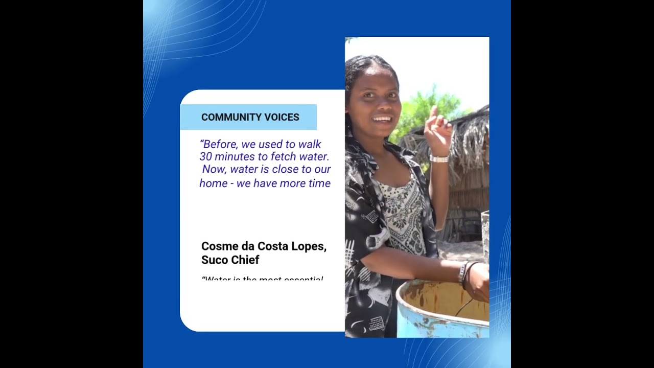 Clean Water Transforms Caibada: New Water System Brings Hope to Baucau, Timor-Leste