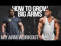 HOW TO GROW BIG ARMS // MY ARM WORKOUT