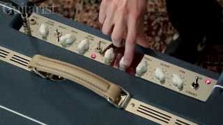 Video thumbnail for Laney L20T 212 guitar amplifier review demo by Guitarist