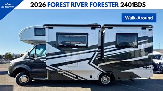 2026 Forest River Forester 2401BDS – AWD Mercedes Chassis with Theater Seating, Smart Tech & Full Lu