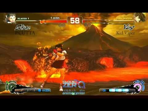 SSF4AE: P.CUTTA (Sakura) vs Kid Viper (Yang)
