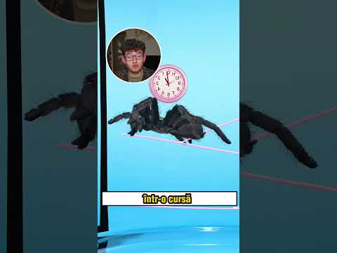 Poate un paianjen sa scape dintr-un pahar (Alex Hada Reacts) #shorts