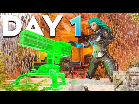 Claiming Modded Viking Bay Cave on DAY 1! - ARK: Survival Evolved