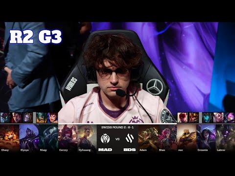 MAD vs BDS | Day 2 LoL Worlds 2023 Swiss Stage | Mad Lions vs Team BDS full