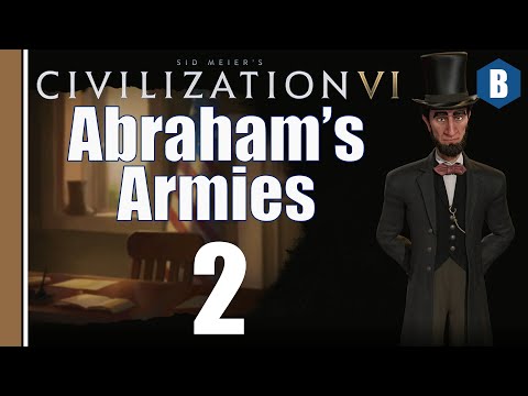CIVILIZATION 6 - America (Deity) - ABRAHAM'S ARMIES - Part 2 - LEADER PASS