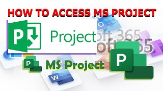 How to access Microsoft Project Office 365 | install ms project desktop version to laptop or PC