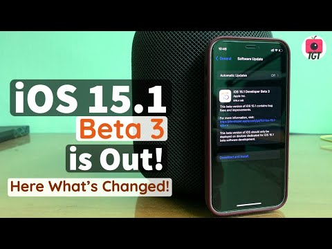 iOS 15.1 Beta 3 Released! What’s New, Battery Life, Improvements | TGT