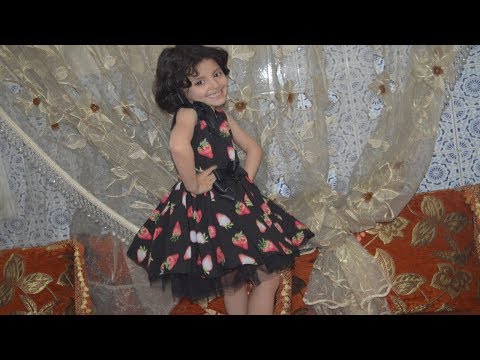 غوب رااائعة بمتر قماش  فقط مع تقنية التغشية خطوةةةة بخطوةةةة في اقل من 30 دقيقةةة//#فستان #اطفال