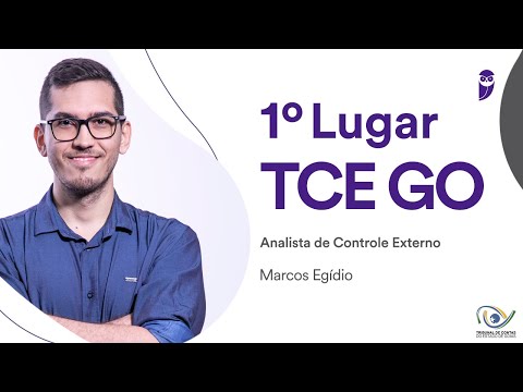 Concurso TCE GO: Conheça Marcos Egídio, aprovado em 1º lugar para Analista de Controle Externo