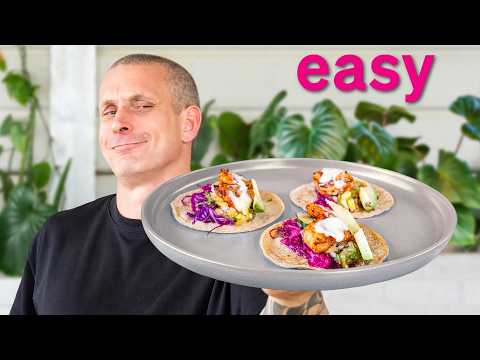 Grilled Prawn Tacos with Pineapple Salsa and Lime Crema