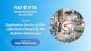 Digitisation Service of Film Collections Owned by the Archivio Storico Luce of C