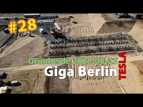 #28 Tesla Giga Berlin • 2020-08-23 • Gigafactory 4K