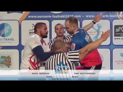 Иван МАТЮШЕНКО - XXIX Чемпионат Европы по Армрестлингу 2019. Предварительные поединки