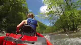 preview picture of video 'Kayaking the South Branch of the Potomac River'