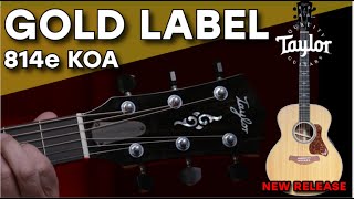 Video thumbnail for Taylor Gold Label 814e Koa by Casino Guitars