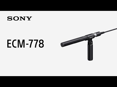 Introducing Shotgun Microphone ECM-778 | Sony | Accessory