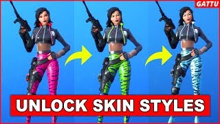 How to Unlock SORANA SKIN STYLE SECRET COLORS! All Sorana Color Locations - Fortnite