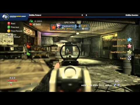 EGL6 : Call of Duty : MW3 (Xbox 360) : Skitlite.Fin vs Skitlite.Swe: Map 1 - WBR1