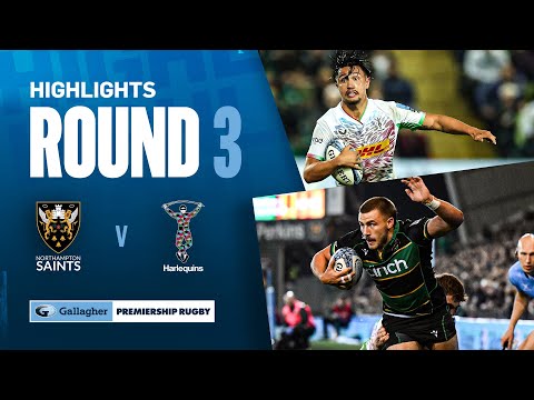 Northampton v Harlequins - HIGHLIGHTS | Smith Stars at Full Back! | Gallagher Premiership 2024/25