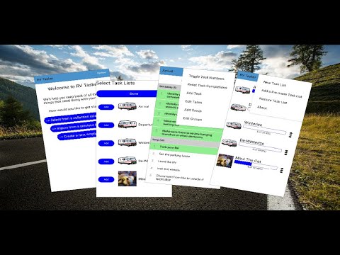 RV Tasker Checklists And More