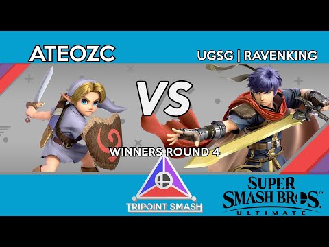 Tripoint Smash 48 - Winners Round 4 - Ateozc (Young Link) Vs. UGSG | Ravenking (Ike)