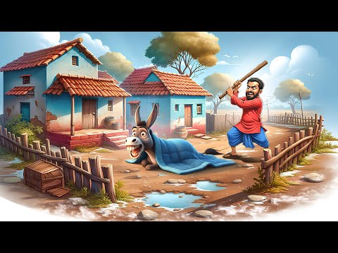 ठंड में गधे की रजाई | Thand me gadhe ki Rajai | Hindi moral story| Hindi cartoon story