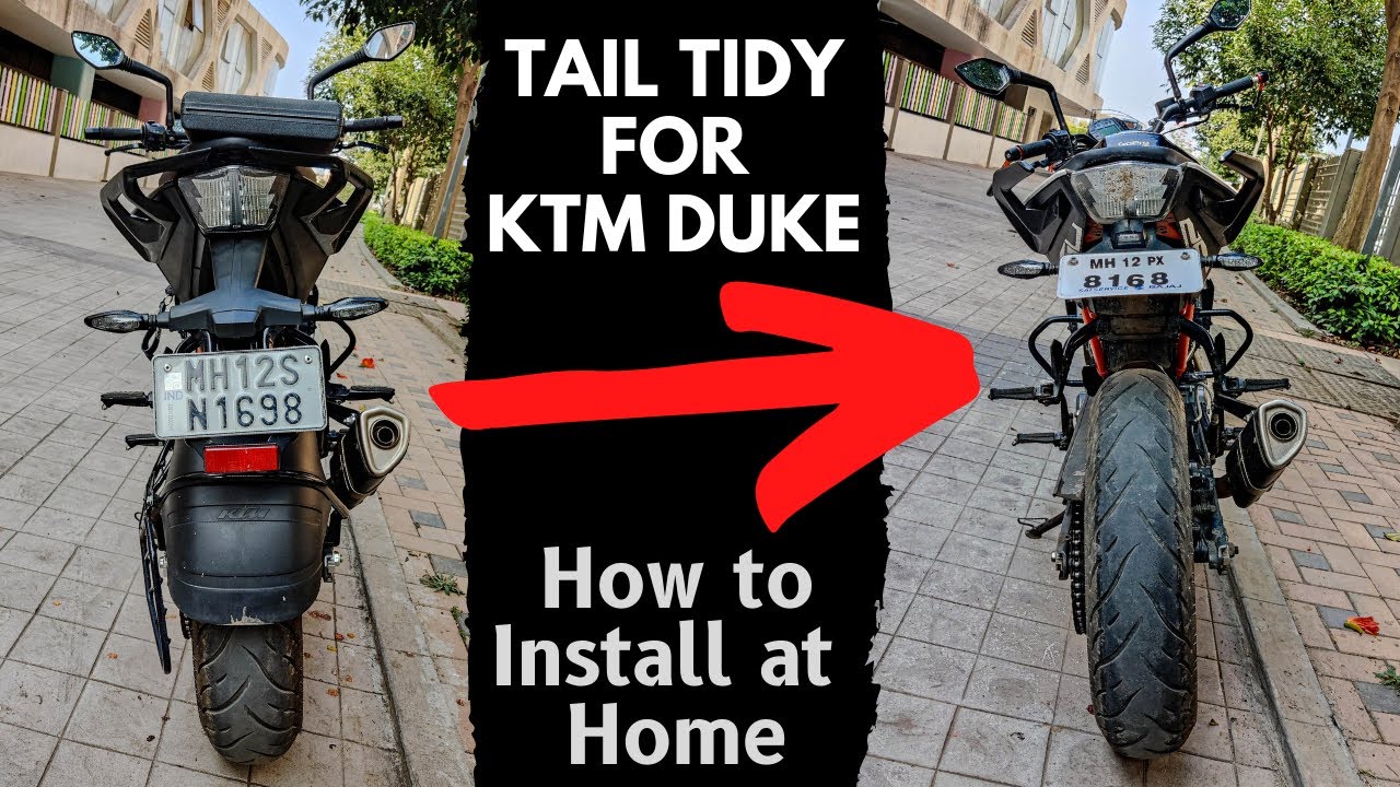 2022 KTM Duke Tail Tidy | How to Install