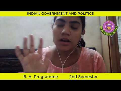 INDIAN GOVERNMENT AND POLITICS (HINDI MEDIUM) By - DR. ALKA