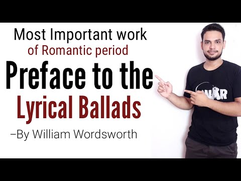 Preface to the Lyrical Ballads : Essay by William Wordsworth in Hindi summary