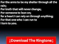 Christina Aguilera - I Turn To You Lyrics 