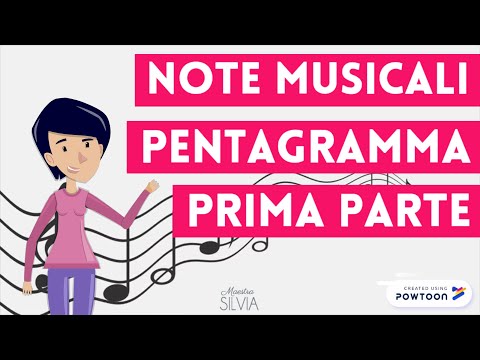 Note musicali e pentagramma (prima parte) - Musica per bambini della scuola primaria
