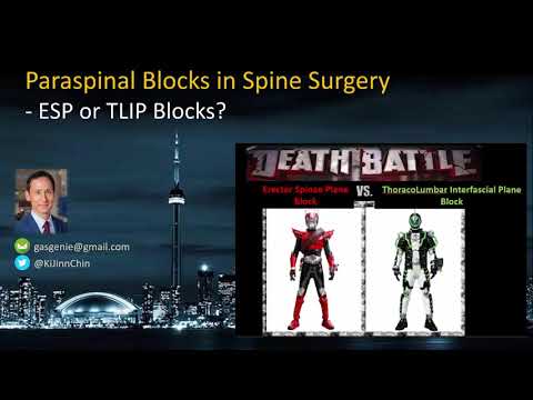 ESP or TLIP blocks in Spine Surgery?