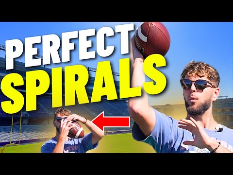 How to Throw The Perfect Spiral | Football