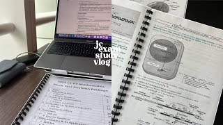 junior college productive exam study vlog singapore 😔📚 | d-01 to exams, 10 hour study days zz