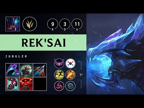 Rek'Sai Jungle vs Nidalee - KR Master Patch 25.11
