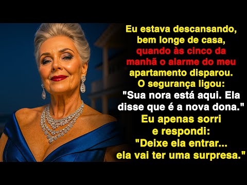 Às cinco da manhã, o alarme disparou — e minha nora se apresentou como “a nova dona”...