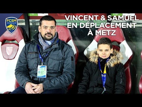 Vincent et Samuel, deux abonnés du FCSM, en déplacement à Metz