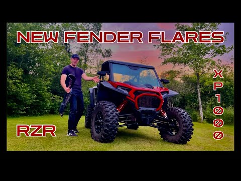 INSTALLING POLARIS FENDER FLARES ON MY NEW RZR XP 1000